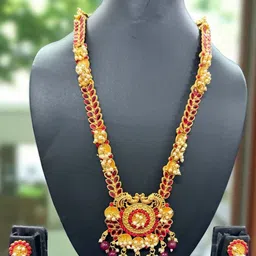 Women Click Stone-Studded & Beaded Jewellery Set-picture-28