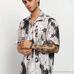 BROWN BROTHERS Men Pack Of 2 Spread Collar Abstract Printed Casual Shirt-picture-30