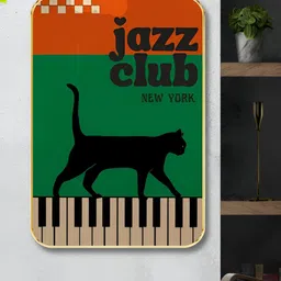 Aura Jazz Club Birds And Animals Wooden Wall Art image 2