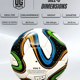 UG SPORTS Kids Printed Stitched 32 Panels Footballs image 5