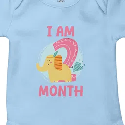 THE PRINT PLATTER Kids Printed Cotton Bodysuit With Ultra Bio Wash & Envelope Neck image 2