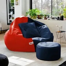 navodit 4XL Tear Drop Bean Bag Cover (Without Beans)-picture-45