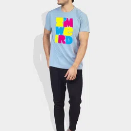 Greylongg Typography Printed Round Neck Cotton Regular Fit T-shirt image 5