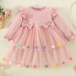 YK Girls A-Line Midi Dress-picture-54