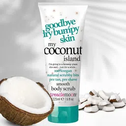 TREACLEMOON My Coconut Island Body Scrub with Natural Coconut Shell 225 ml-image-4