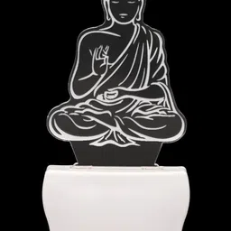 1ST TIME Red & Purple Printed Acrylic Contemporary Abstract Shaped Shaped Wall Lamp image 4