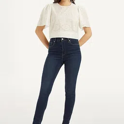 Levis Women Classic Slim Fit High-Rise Light Fade Stretchable Jeans-image-94