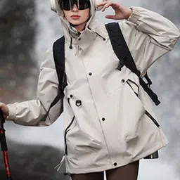 StyleCast x Revolte Men Hooded Solid Windcheater Tailored Jacket image 4