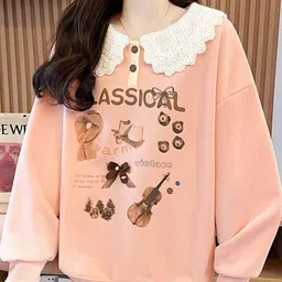 StyleCast Women Round Neck Graphic Printed Sweatshirt-image-51