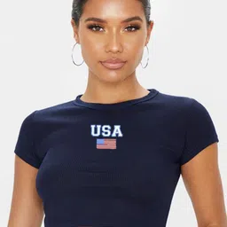 sollobell Print Cotton Crop Top-image-2