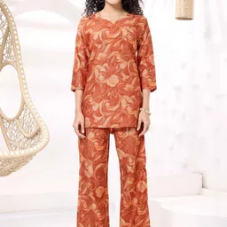 NIGHT FLOSS Women Printed Co-Ords Set-picture-24