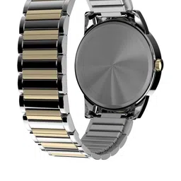 Timex Men Brass Dial & Stainless Steel Bracelet Style Straps Analogue Watch TW2W52100JQ image 5
