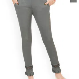 Fessist Women Relaxed Slim Fit Easy Wash Pleated Trousers-picture-12