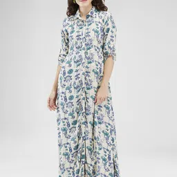 Iti Floral Print Maxi Dress image 1