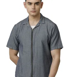 Voi Jeans Men Opaque Checked Casual Shirt-image-58