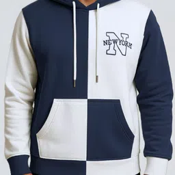 Try This Men Garden Swift Colourblocked Hooded Pullover Sweatshirt-picture-55