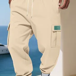 StyleCast x Revolte Men Loose Fit Low-Rise Pleated Chinos Trousers-picture-16