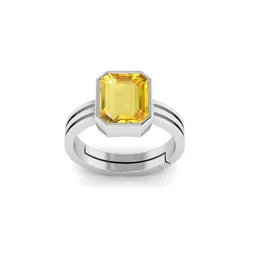 RRVGEM Yellow Sapphire Pukhraj Gem Ring image 1