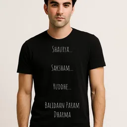 Be Crazy Men Typography Printed Round Neck Cotton T-shirt-picture-18