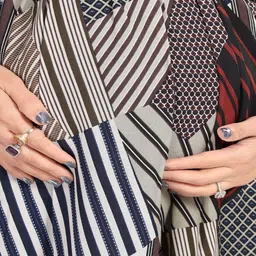 MomsBae Print Maternity A-Line Midi Dress image 3