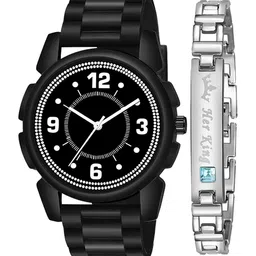 JUST LIKE Unisex Dial & Bracelet Style Straps Analogue Watch Gift Set-picture-21