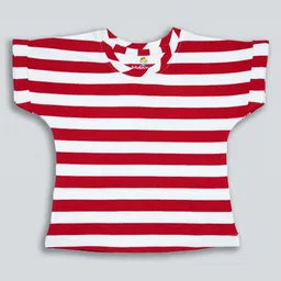 kidoz Girls Striped V-Neck Extended Sleeves Pockets T-shirt-picture-43