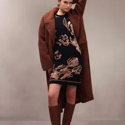 Vero Moda Abstract Printed Round Neck Sleeveless Sheath Dress-picture-41