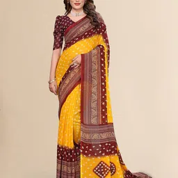 Moda Rapido Bandhani Printed Saree-picture-37