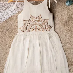 TOONKY Embellished Embroidered A-Line Dress-picture-0