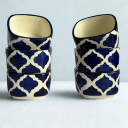 freakway Ceramic Sauce Bowl Designer Ceramic Dip Bowls Set | | 6 Pieces, 40 ml image 5