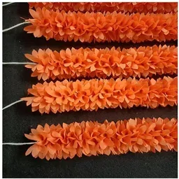 Orange Eucalyptus Artificial Flower-image-68