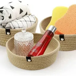 ladli jee Cotton Storage Basket Storage Basket image 2