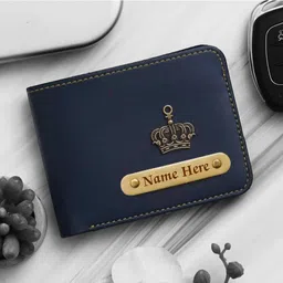 mizi craft Men Casual, Formal, Travel, Trendy, Evening/Party Blue Artificial Leather Wallet-picture-11