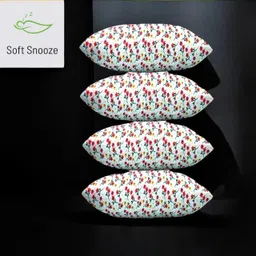 soft snooze LUXURY Microfibre Floral Sleeping Pillow Pack of 4-picture-24