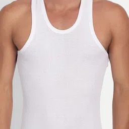 T.T. Pack Of 5 Derby Cotton Undershirt Vests image 4