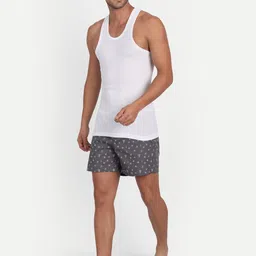 T.T. Pack Of 5 Derby Cotton Undershirt Vests image 3