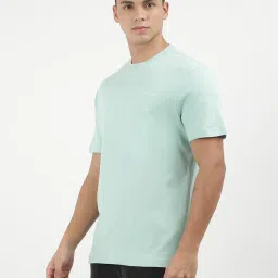 Calvin Klein Lichen Cotton Regular Fit Solid T-Shirt image 3