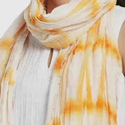Fabindia Yellow Tie & Dye Dupatta image 3