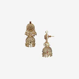 Kalakrith Milano Stone Studded & Rajvi Multilayer Beaded Jewellery Set image 3
