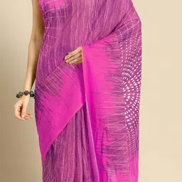 BUTA BUTI Abstract Printed Pure Cotton Saree image 3