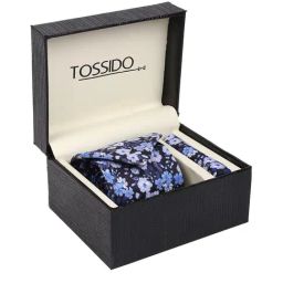 Tossido Multi Printed Necktie and Pocket Square Set For Men-picture-28