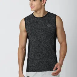 Peter England Grey Slim Fit Printed Vests-picture-42