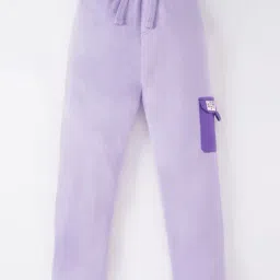 Ed-a-Mamma Kids Purple Cotton Regular Fit Joggers-picture-33