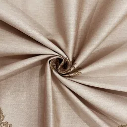 Swayam Brown Cotton Motif King Bed Sheets 2 Pillow Covers image 3