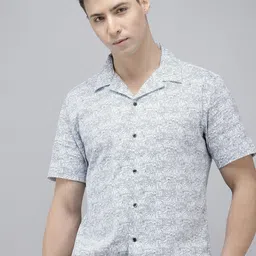 Arrow Original Slim Fit Printed Pure Cotton Casual Shirt-picture-33