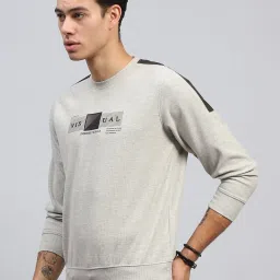 Monte Carlo Grey Regular Printed Sweatshirt image 3