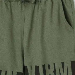 Fame Forever by Lifestyle Boys Olive Cotton Printed image 3