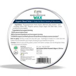 Amazing Earth Beard and Mustache Wax - 100 gm image 2
