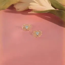 Mia by Tanishq 18k (750) Yellow Gold Earrings for Women-image-84