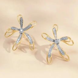 Mia by Tanishq 14k (585) Yellow Gold Earrings for Women-picture-45